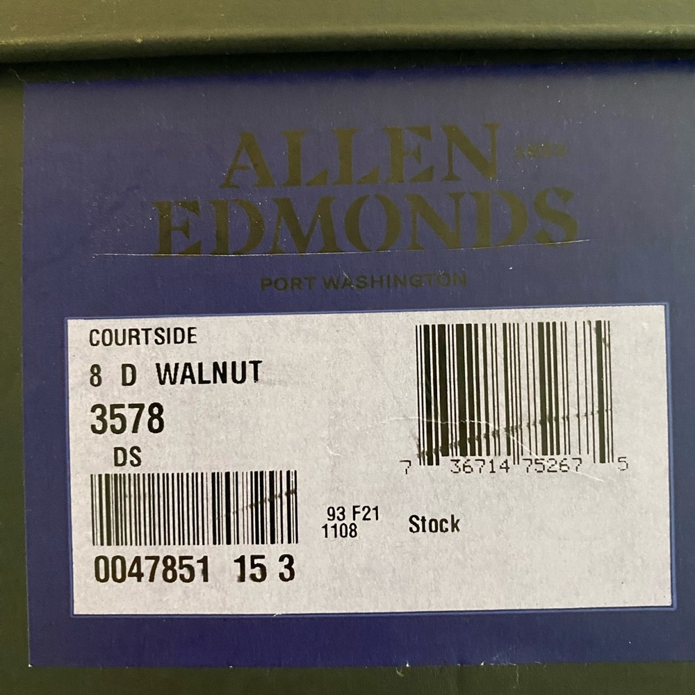 Allen Edmonds Courtside Size 8